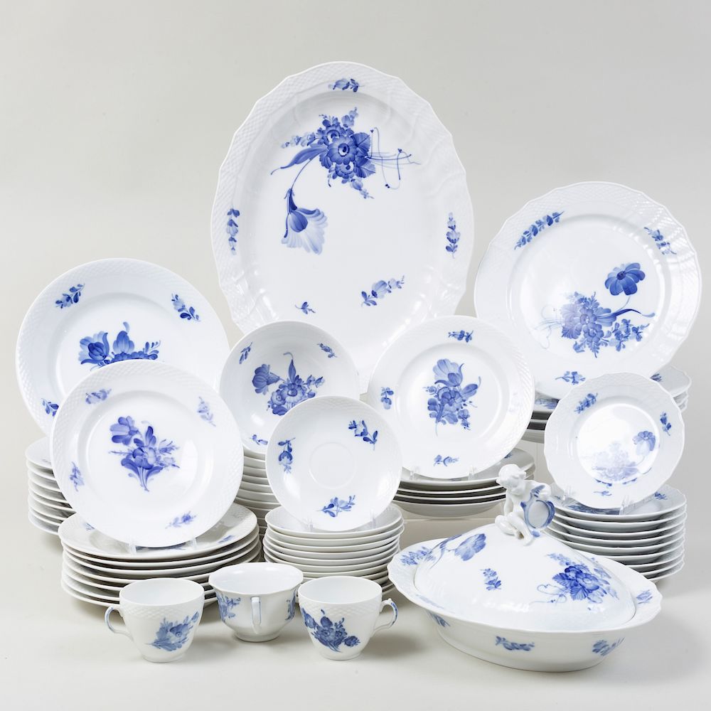 Appraisal: Royal Copenhagen Porcelain Part Service in Variants of the 'Blue