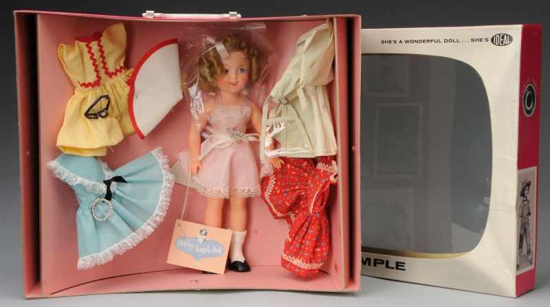 Appraisal: Rare Ideal Shirley Temple in TV Trousseau Box Description American