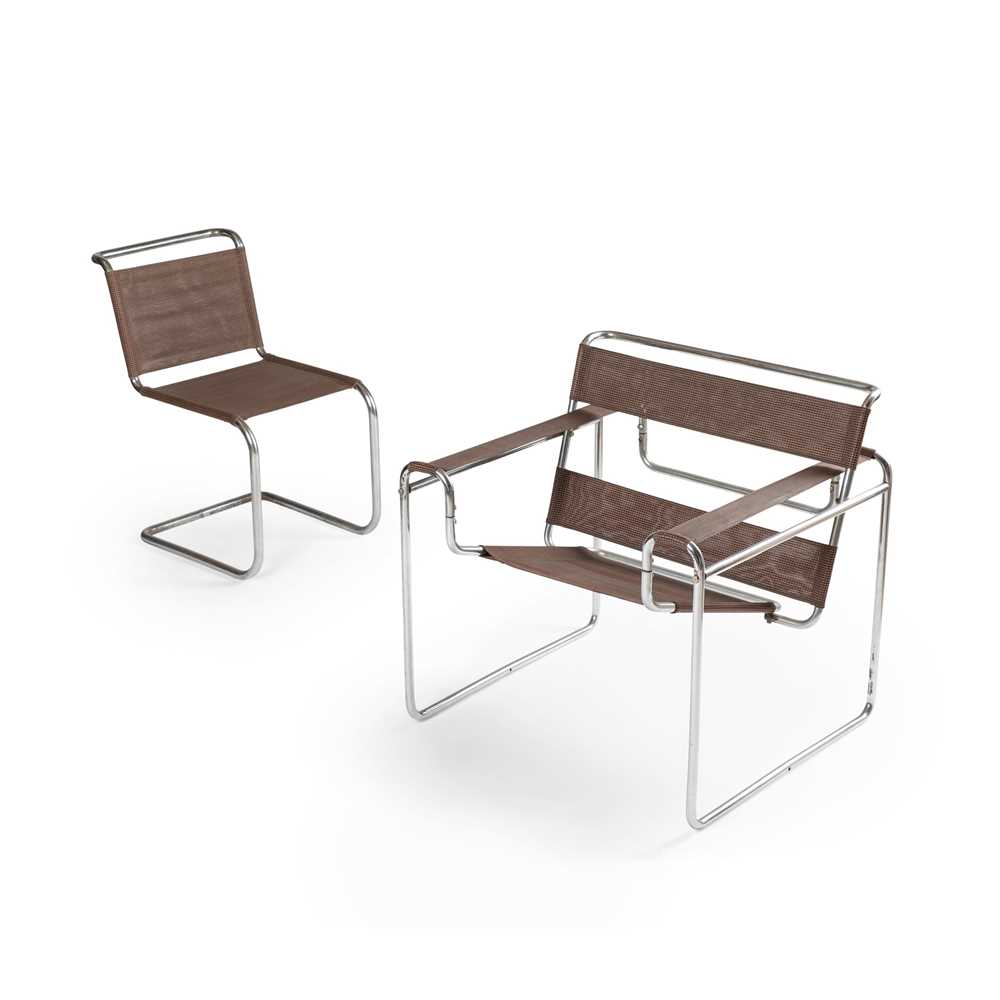 Appraisal: MARCEL BREUER HUNGARIAN - FOR THONET 'B ' CLUB CHAIR