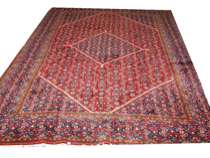 Appraisal: th Century Mahal th century Mahal rug measures apprx '