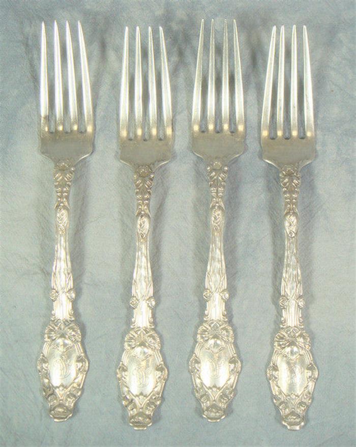 Appraisal: Gorham Virginiana sterling silver dinner forks mono TO Estimate -