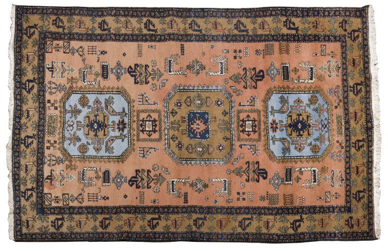 Appraisal: Persian Ardebil Room Size Rug circa s attractive coloring achieved