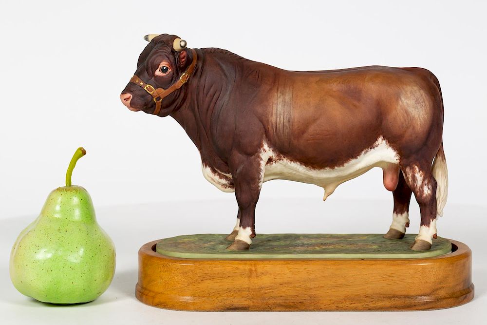 Appraisal: Royal Worcester Dairy Shorthorn Bull on Base Doris Lindner for