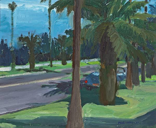 Appraisal: Paul Wonner American - Landscape with Trees Santa Monica signed