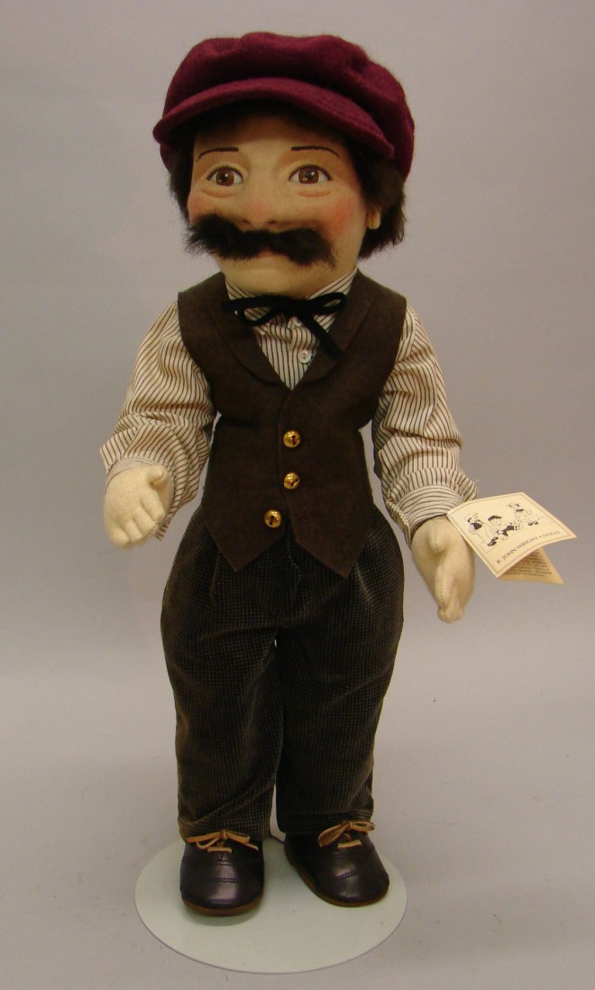 Appraisal: Tagged R John Wright Guido doll One of the early