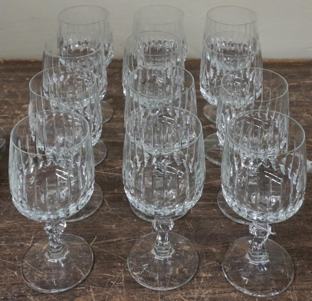 Appraisal: SET OF SCHOTT ZWIESEL TANGO PATTERN CRYSTAL GOBLETSSet of Schott