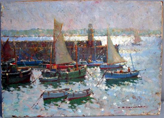 Appraisal: Arthur Hayward British - 'Morning St Ives Harbour' and an