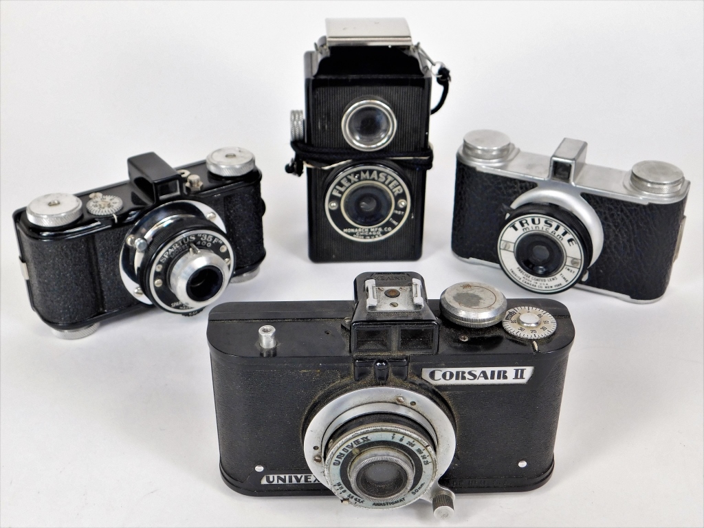 Appraisal: GROUP OF S CAMERAS Group of s cameras includes Monarck