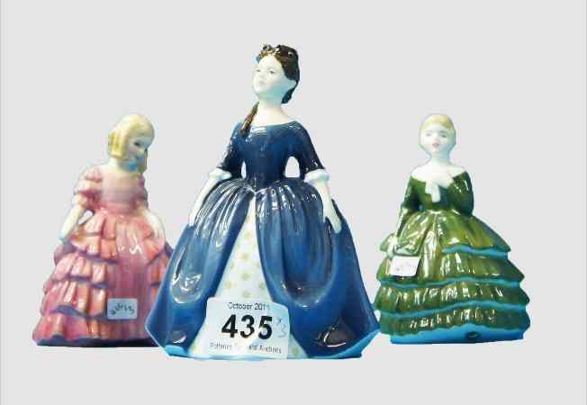 Appraisal: Royal Doulton Figures Debbie HN Belle HN and Rose HN