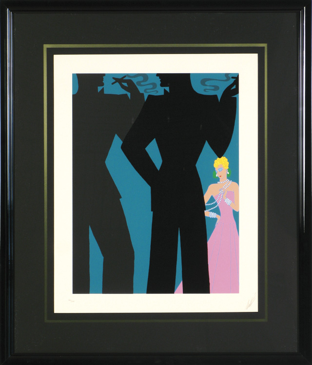 Appraisal: ERTE ROMAIN DE TIRTOFF SERIGRAPH printed in colors Russian French