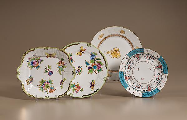 Appraisal: HEREND PORCELAIN TABLEWARES Hungarian late th century Four Herend items