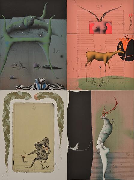 Appraisal: PAUL WUNDERLICH German - Das Hohe Lied Salomos folio of