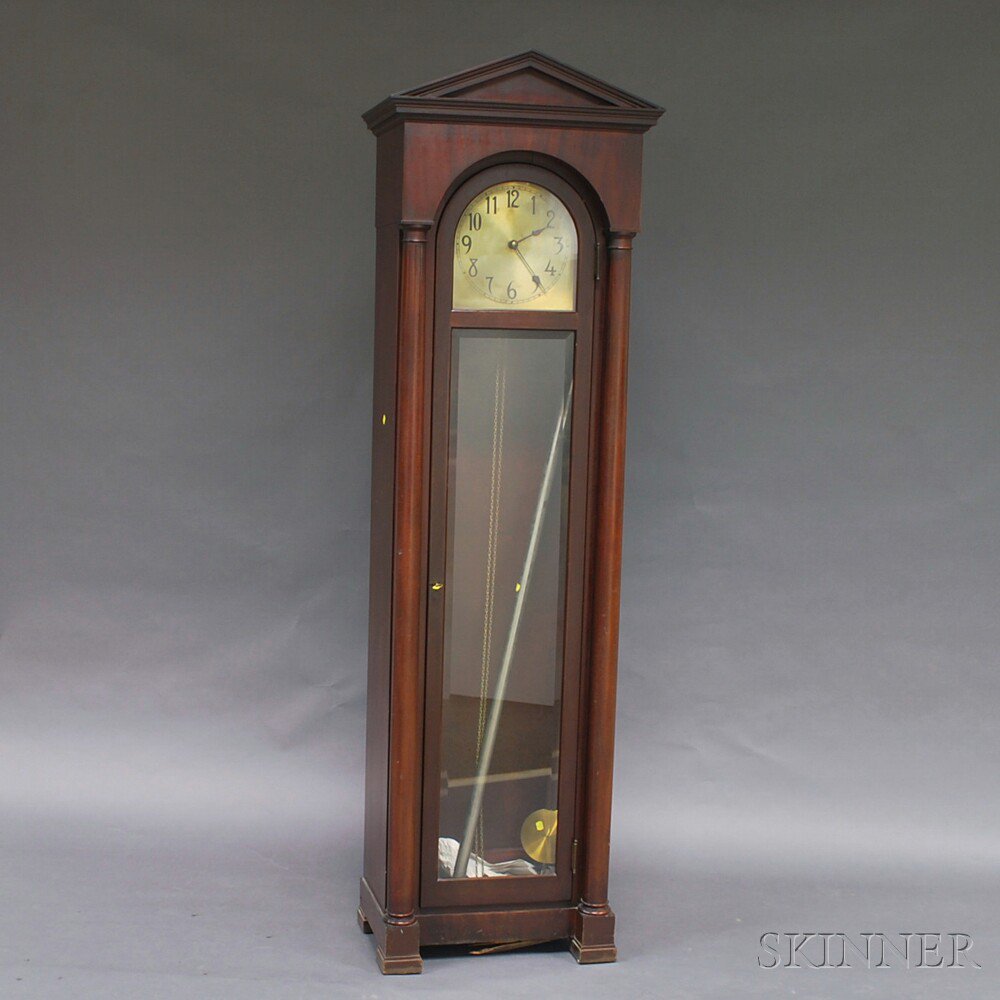 Appraisal: Royal Furniture Co Mahogany Tall Case Clock Grand Rapids Michigan