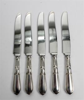 Appraisal: A Set of Twelve American Silver Dinner Knives Concord Silver