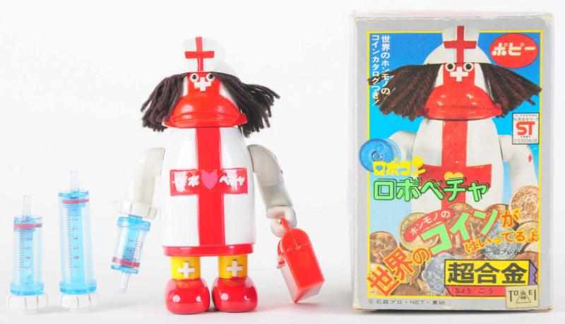 Appraisal: GA- Robocon Nurse Robo Petcha Popy New old stock Robocon