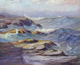 Appraisal: Painting William Ritschel William Ritschel American - Crashing Waves on