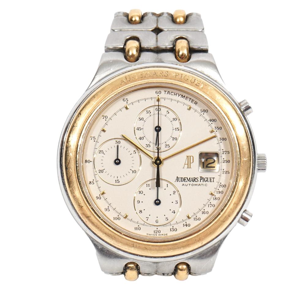 Appraisal: AUDEMARS PIGUET HUITIEME STEEL K CHRONOGRAPHAudemars vintage Piguet 's Jules