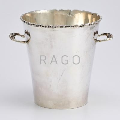 Appraisal: TAXCO SILVER ICE BUCKET BY JUVENTINO LOPEZ REYES Tapered cylindrical