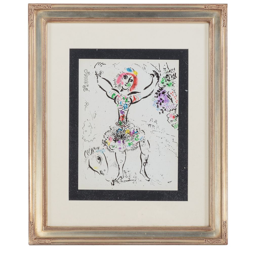 Appraisal: Marc Chagall Woman Juggler lithograph Russian French - Unsigned x