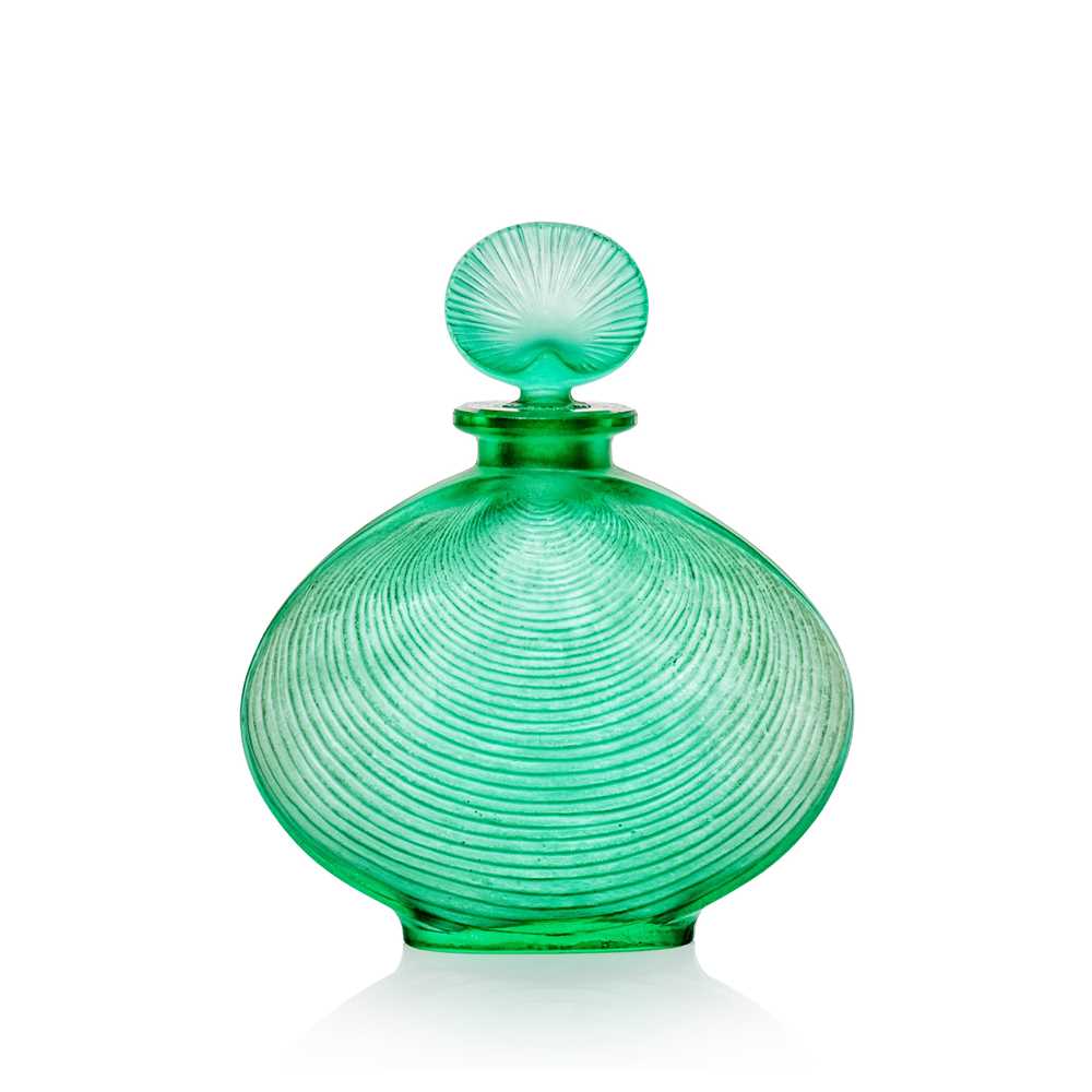 Appraisal: REN LALIQUE FRENCH - TELLINE SCENT BOTTLE NO designed green