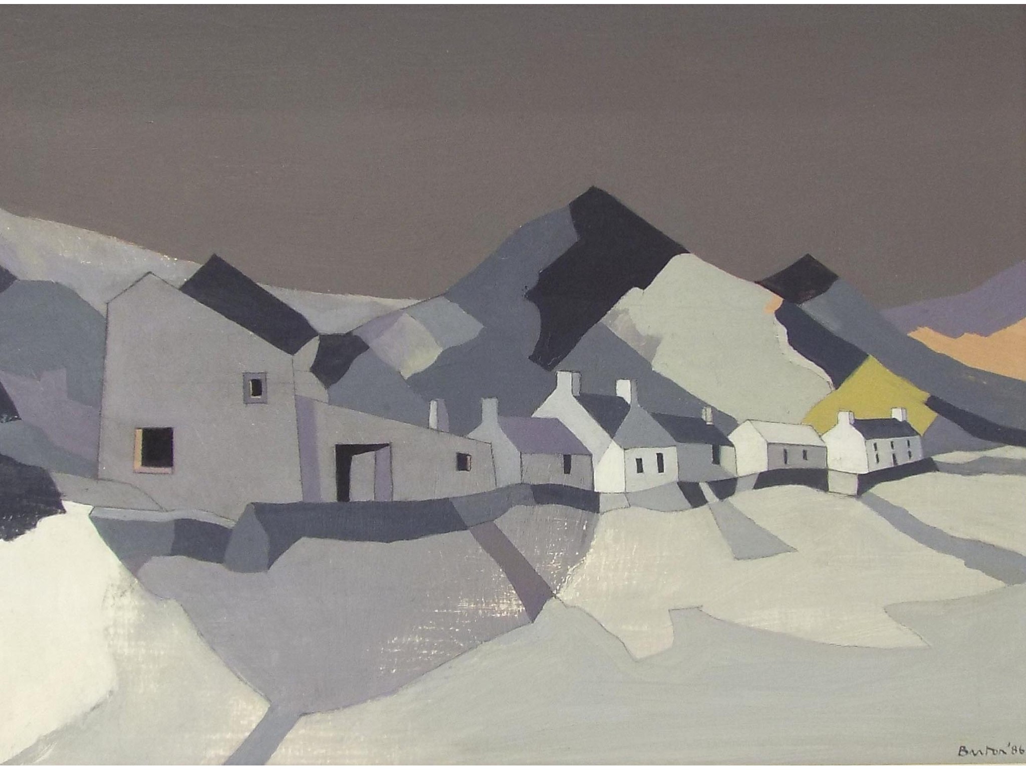 Appraisal: Peter Barton b - 'Shieldaig' signed 'Barton' and dated '