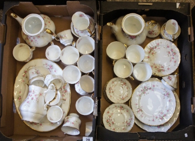 Appraisal: A collection of pottery to include Paragon Elizabeth rose part