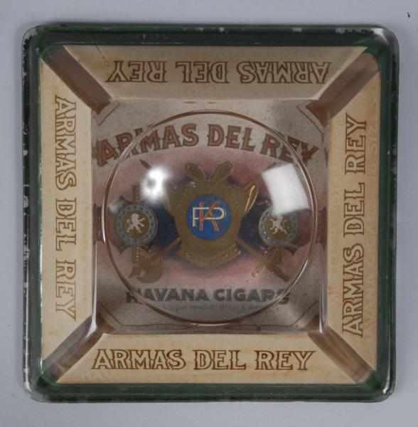 Appraisal: Armas del Rey Advertising Change Tray Description to Original felt