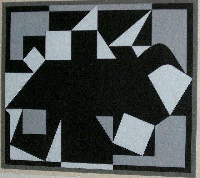 Appraisal: Victor Vasarely Russian - Orgovan silkscreen signed 'Vasarely' lower right