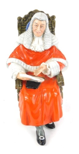 Appraisal: A Royal Doulton figure The Judge HN printed marks beneath