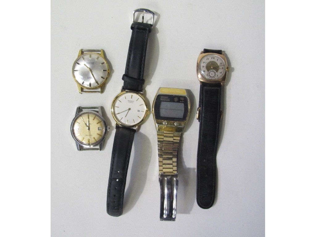 Appraisal: Lot comprising four gents wrist watches