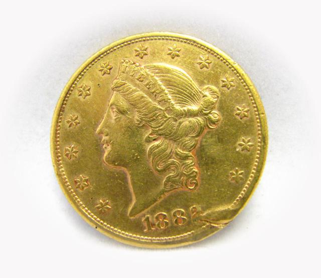 Appraisal: Liberty Head -ounce gold coin circulated condition some scratches and