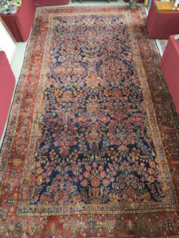 Appraisal: Sarouk Persian Handmade Palace Size Rug semi-antique circa elegant florals