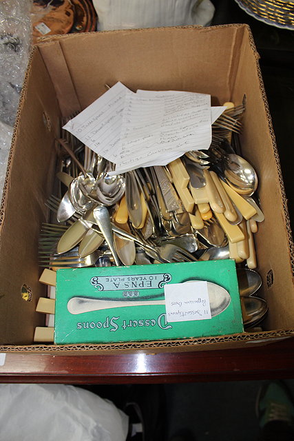 Appraisal: A LARGE QUANTITY OF SILVER PLATED AND OTHER CUTLERY to