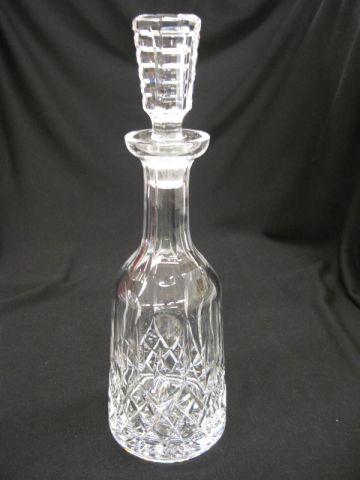 Appraisal: Waterford Crystal Decanter Lismore signed excellent