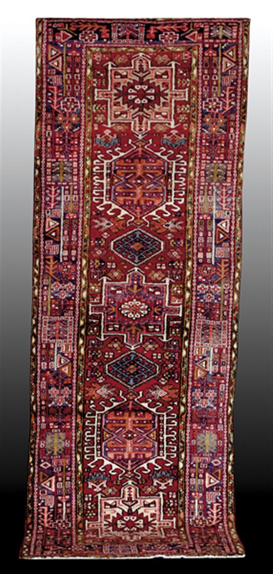 Appraisal: Persian Heriz runner ' x '