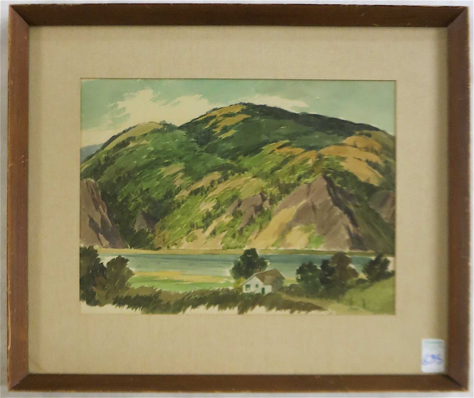 Appraisal: PERCY L MANSER WATERCOLOR ON PAPER Portland Oregon - Across