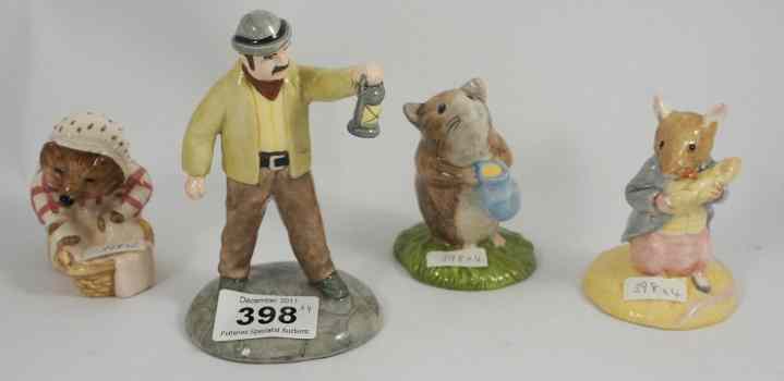 Appraisal: Beswick Beatrix Potter Figures Johnny Town Mouse Eating Corn Farmer