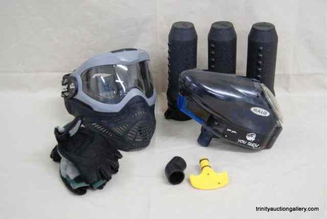 Appraisal: Paint Ball Gun Adventure Accessories lookThis is a nice group