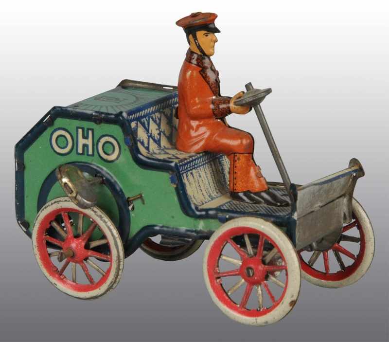 Appraisal: Tin Litho Lehmann Oho Car Wind-Up Toy Description German Working