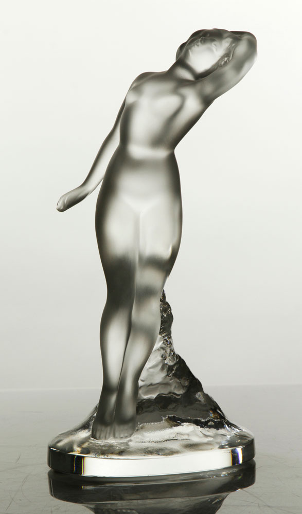 Appraisal: - Lalique Danseuse Baisse Crystal Figure Lalique Danseuse Baisse clear