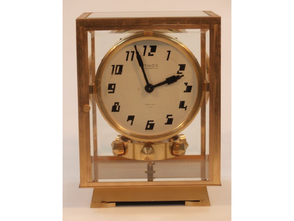 Appraisal: A Rare Atmos J L Reutter Art Deco Mantel Clock