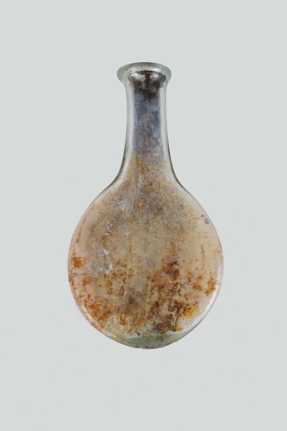 Appraisal: ROMAN TRANSLUCENT SMALL GLASS VIAL nd Century B C E