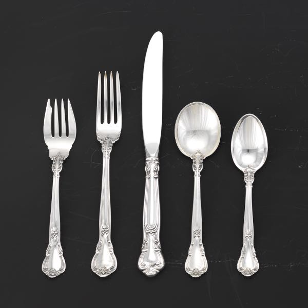 Appraisal: GORHAM STERLING SILVER TABLEWARE SERVICE FOR TWELVE CHANTILLY PATTERN Total