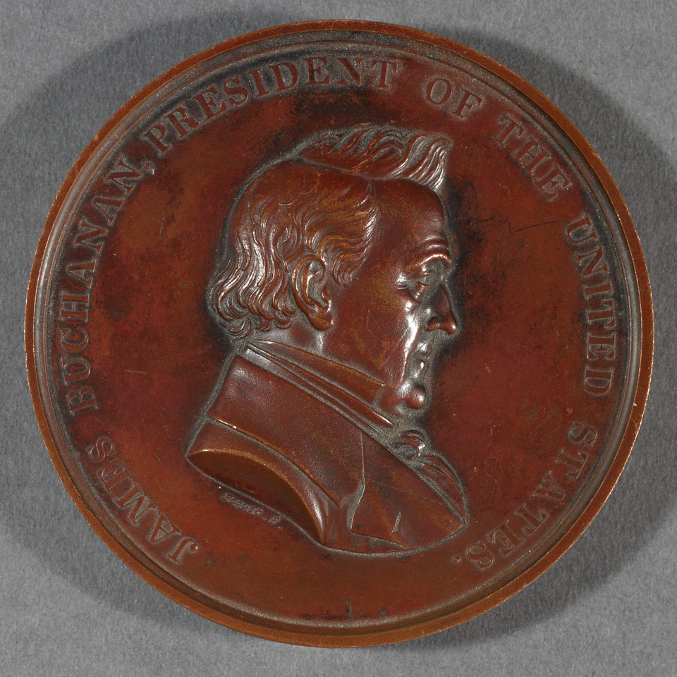 Appraisal: American Presidents James Buchanan Copper Medal in commemoration of first