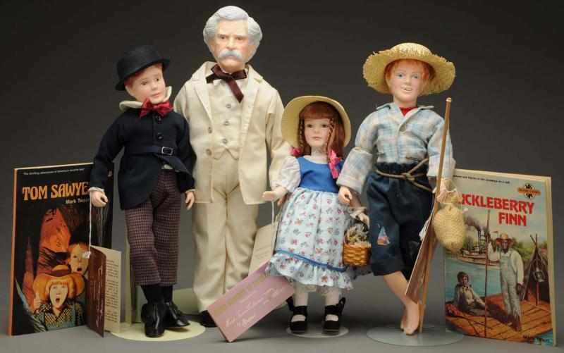 Appraisal: Effanbee Mark Twain Collection Dolls - Vinyl dolls are all