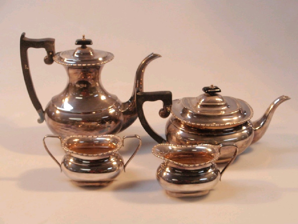 Appraisal: An Elizabeth II four piece silver tea and coffee set