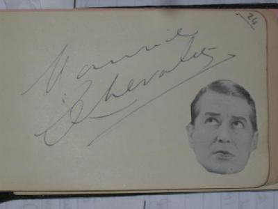 Appraisal: An album containing the autographs of Alexander Korda Johnny Weissmuller