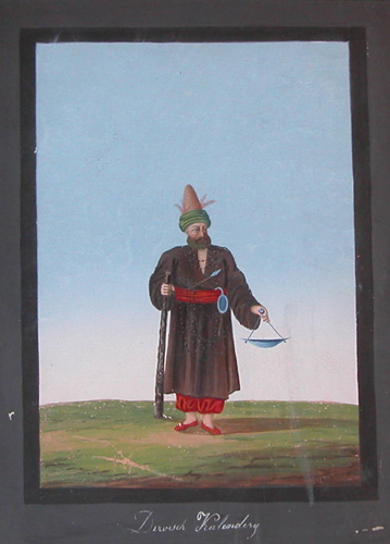 Appraisal: Dervish Kalendery th Century Indian or Persian Miniature School th