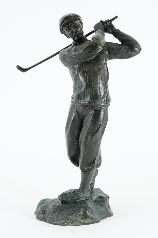 Appraisal: OLD-TIME STYLE GOLFING SCULPTURE BY MAITLAND SMITH '' h label