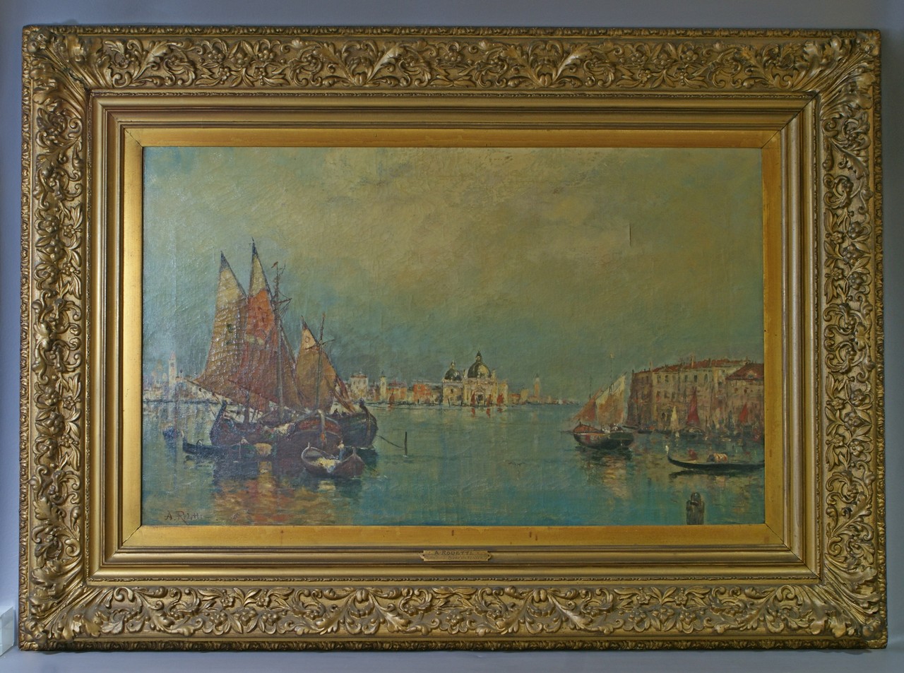 Appraisal: A Rodetti Italian th th c o c Venetian Canal